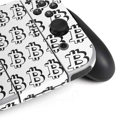 Bitcoin Pattern Nintendo Switch OLED (2021) Skin